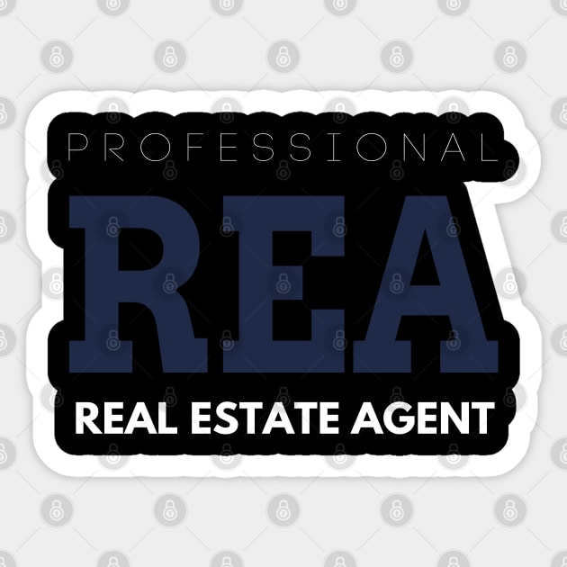 DEA style Real Estate Agent Sticker by REG